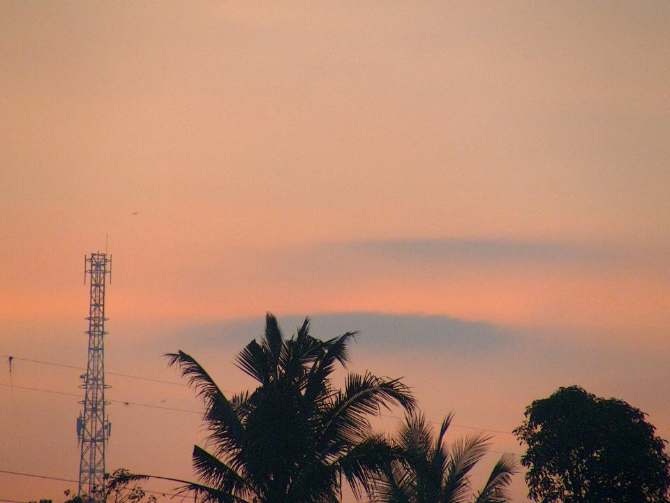 Warna merah sebelum matahari terbit