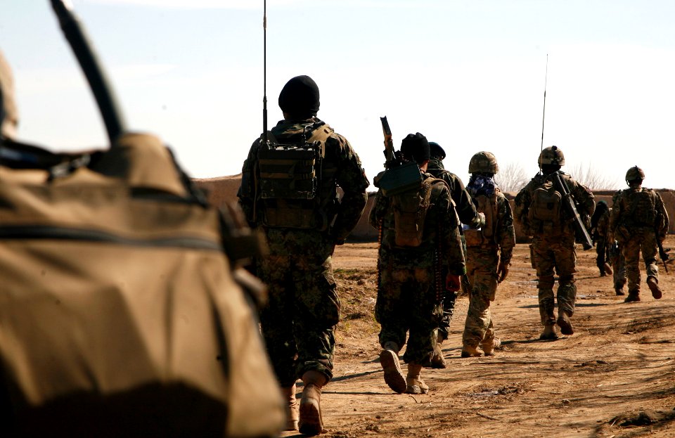 ANA patrol, Helmand