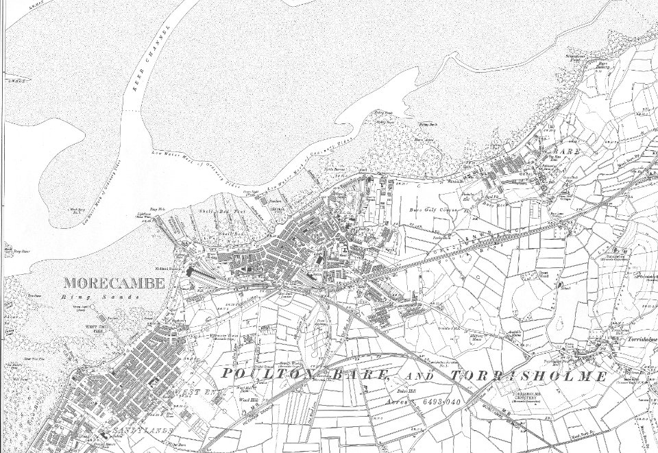 oldmap1919 Morecambe Poulton photo