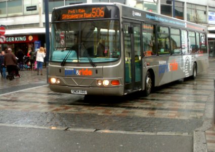 gn04ugg, arriva, park and ride bus, in maidstone, 14th of febuary 2015 photo