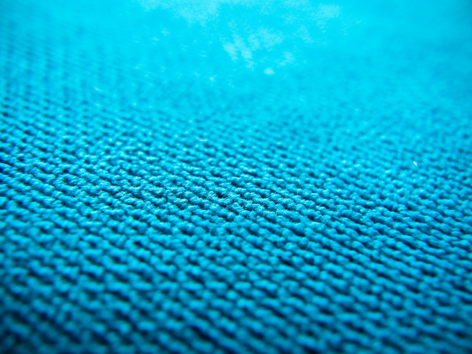 Cloth turquoise pattern photo