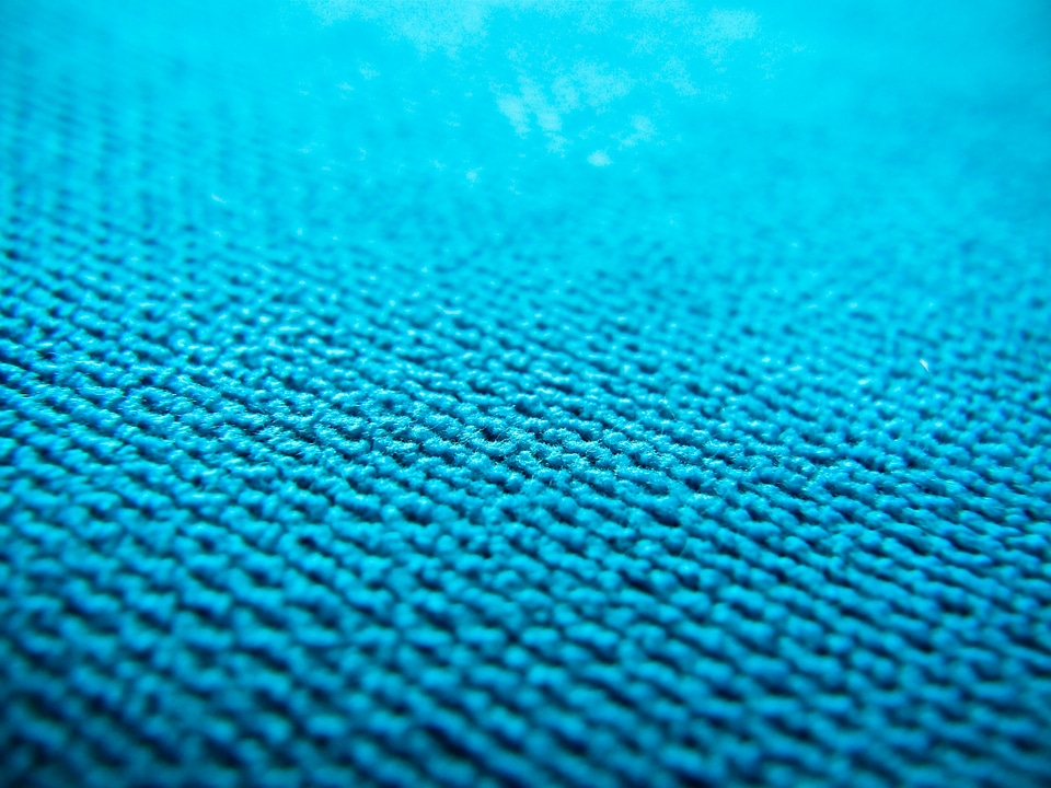 Cloth turquoise pattern