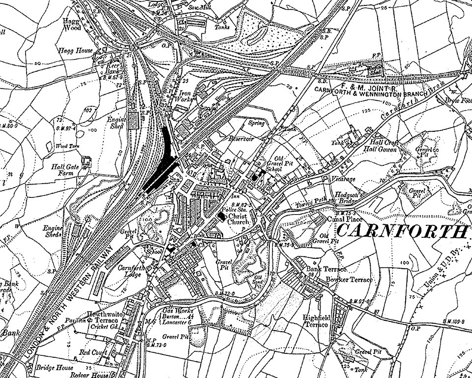 oldmap carnforth1910 photo