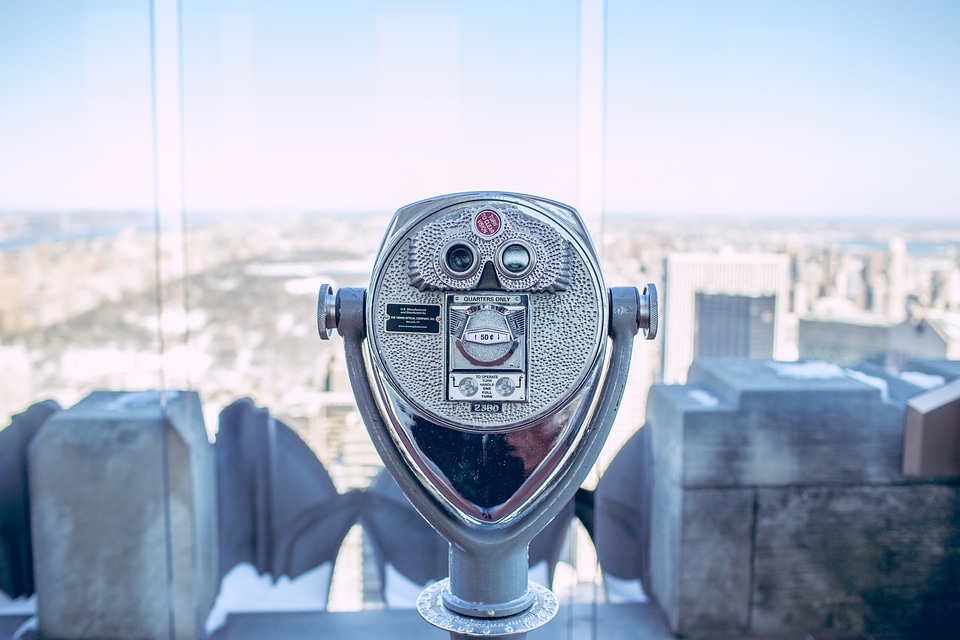Observation binocular metal