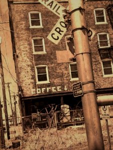 Vintage coffee shop photo