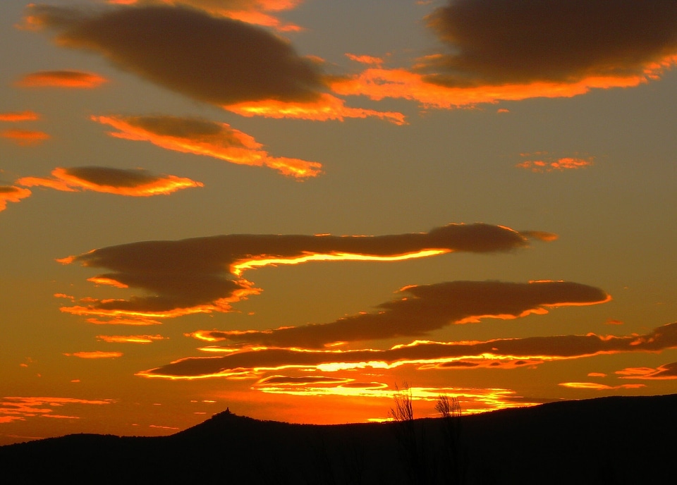 Sunrise nature sky