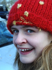 Red female daughter