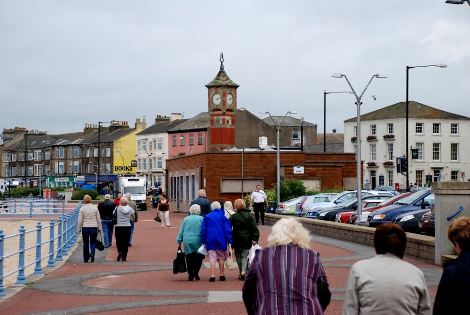 central prom clock tower flag stand Morecambe-Clock-Tower circa 2000