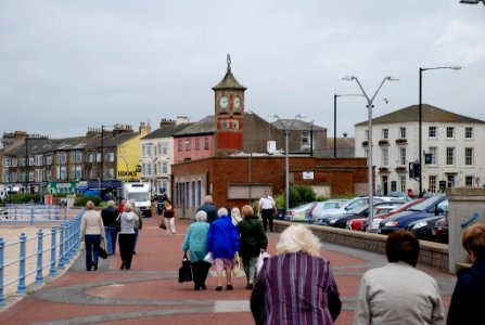 central prom clock tower flag stand Morecambe-Clock-Tower circa 2000