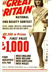 miss great britain poster
