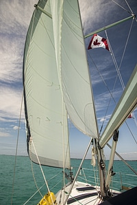 Water blue sky photo