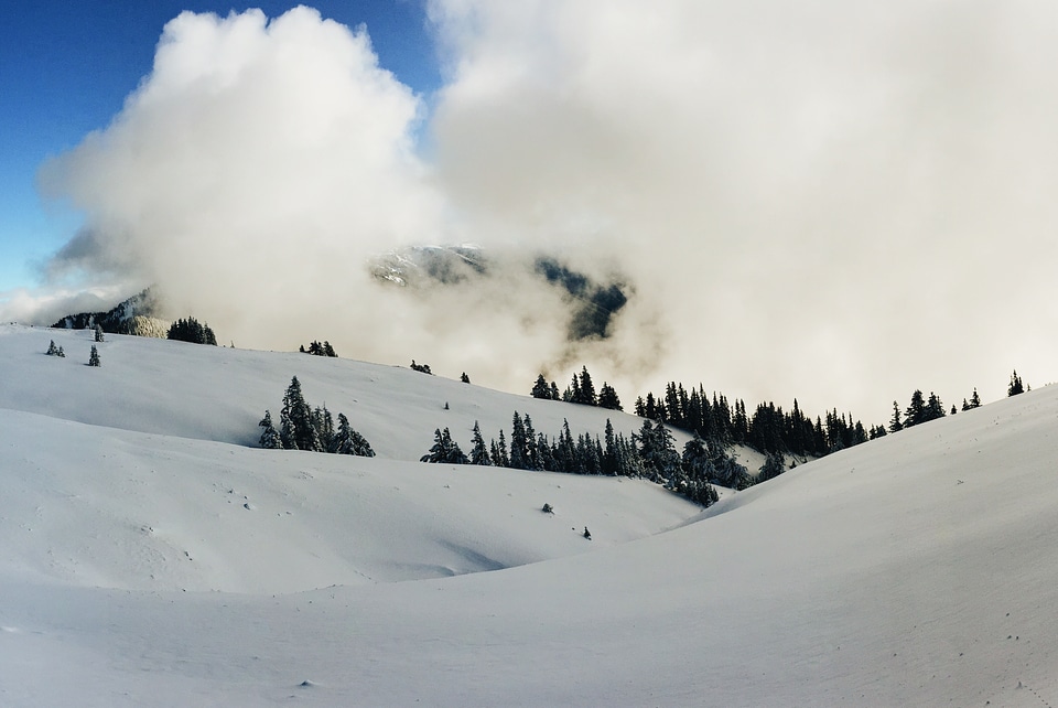 Nature landscape peak