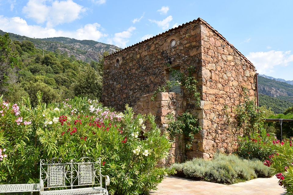 Country house idyllic idyll