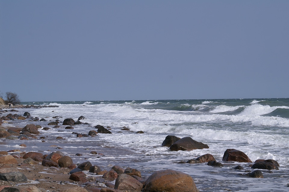 Beach fresh baltic sea