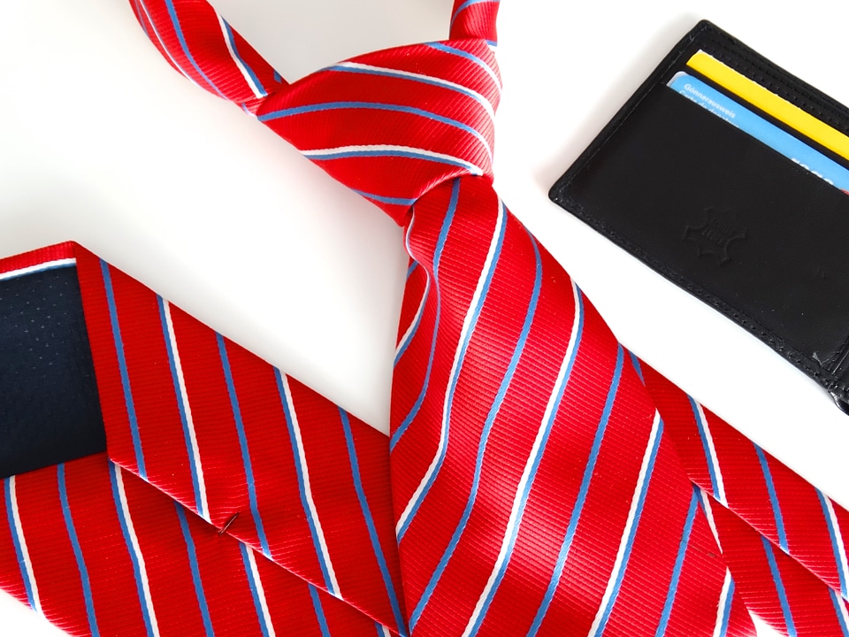 Business clothing tie