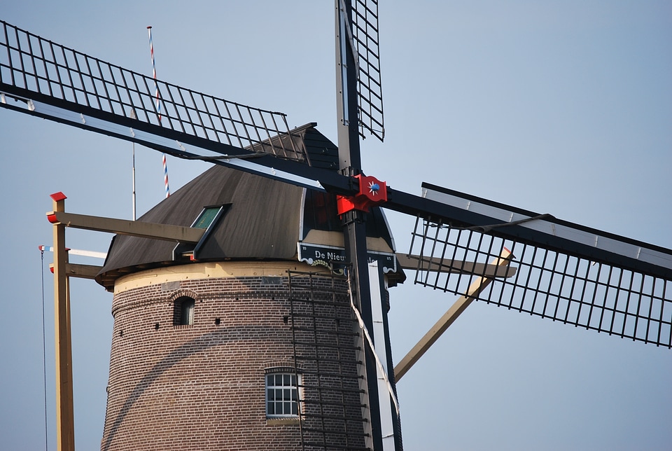 Netherlands windmill wind