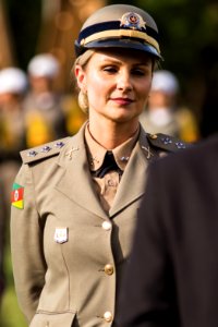 18.11.2019 - Porto Alegre/RS  - Prefeita Paula Mascarenhas é homenageada com a medalha 'Serviços Distintos' na cerimônia de passagem de comando-geral da Brigada Militar. Coronel Ikeda passa o comando para o coronel Rodrigo Mohr Picon - Foto: Gustavo Vara