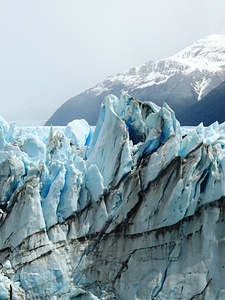Glacial cold ice photo
