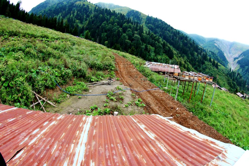 Çahçor yaylası Senoz Çayeli Rize
