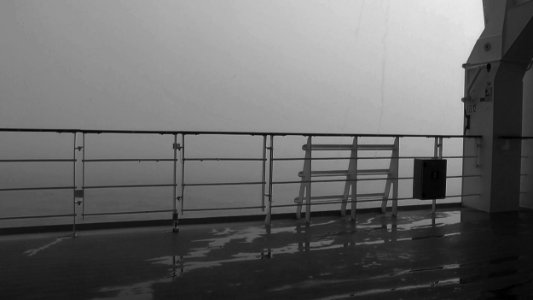 Kreuzfahrer im Nebel
