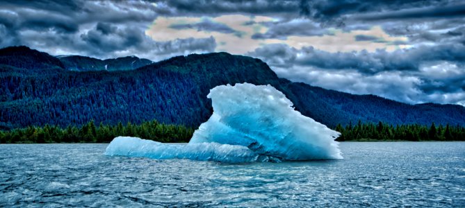 Mendenhall Lake Glacier Fragment photo