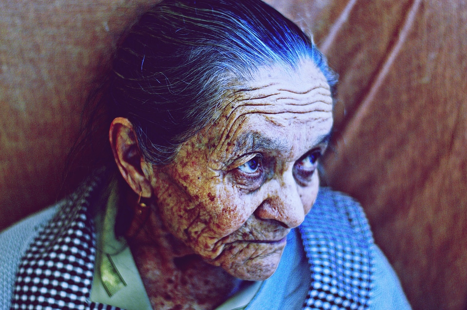 Elderly senior female