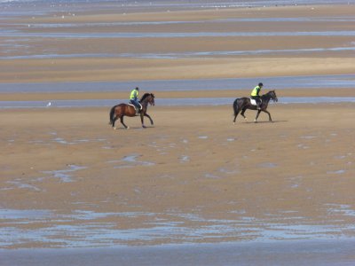 Riding at West Kirby Sands