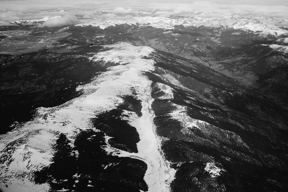 Valleys snow nature