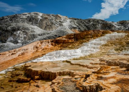 Mammoth Hot Springs, Yellowstone photo