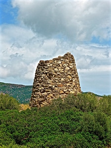 Defensive stone castle photo