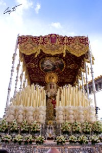 Ntra. Sra. de las Mercedes Coronada. Hermandad de Santa Genoveva. Lunes Santo 2016. Sevilla