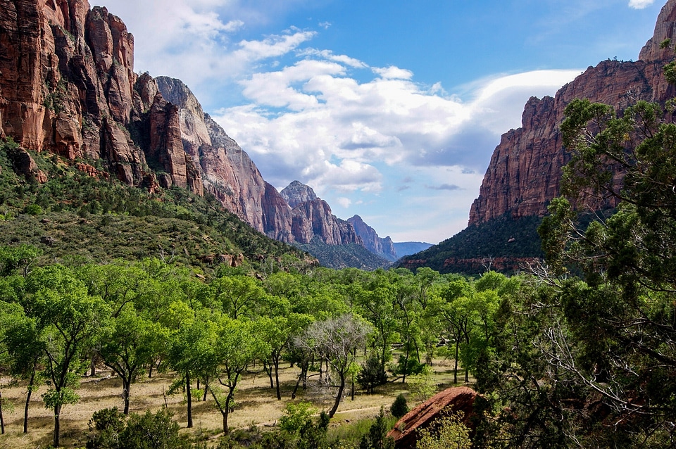 Cliffs sky wilderness photo