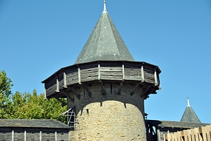 Castle carcassonne middle ages photo