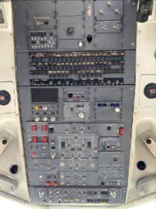 Hawaiian Boeing 717 Overhead Panel photo