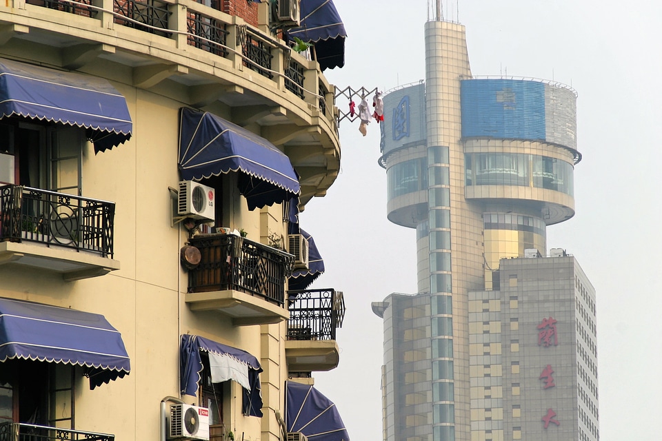 Modern architecture building
