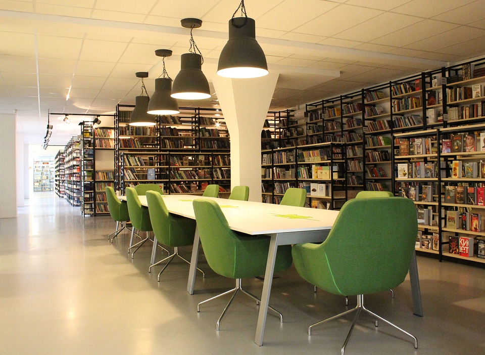 Culture shelves table