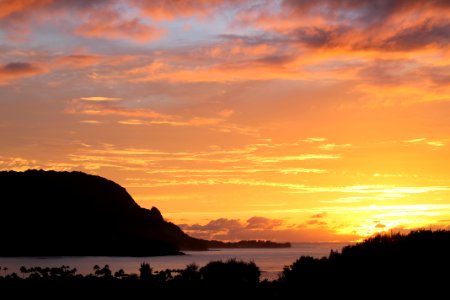 Hanalei Kauai Sunset 4 photo