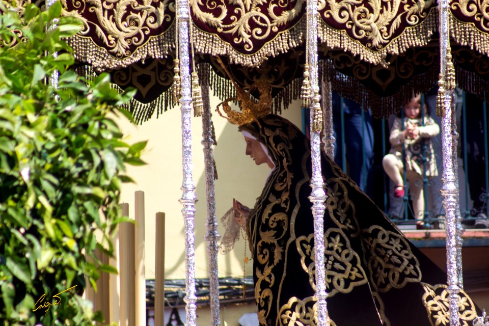 Ntra. Sra. de los Dolores Coronada. Hermandad del Cerro. Martes Santo 2016. Sevilla