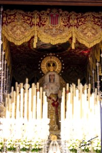 Ntra. Sra. de las Mercedes Coronada. Hermandad de Santa Genoveva. Lunes Santo 2016. Sevilla