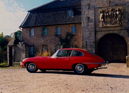 Oldtimer: Jaguar E - Schloss Dyck - Germany