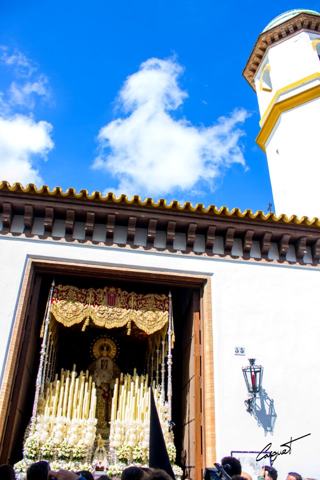 Ntra. Sra. de las Mercedes Coronada. Hermandad de Santa Genoveva. Lunes Santo 2016. Sevilla