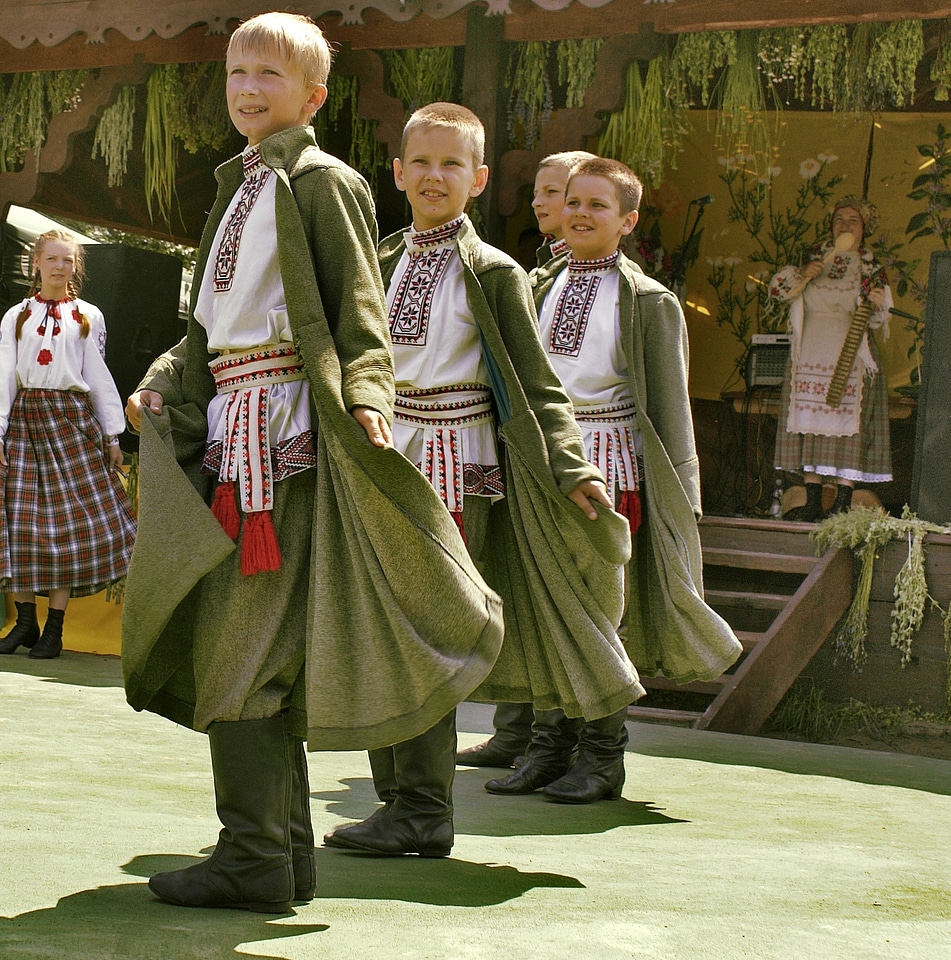 Village dance boy