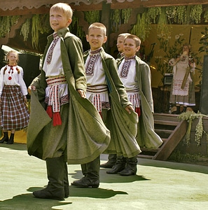 Village dance boy