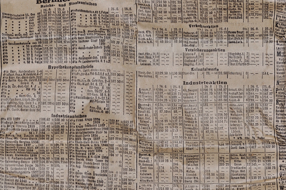 Paper daily newspaper old