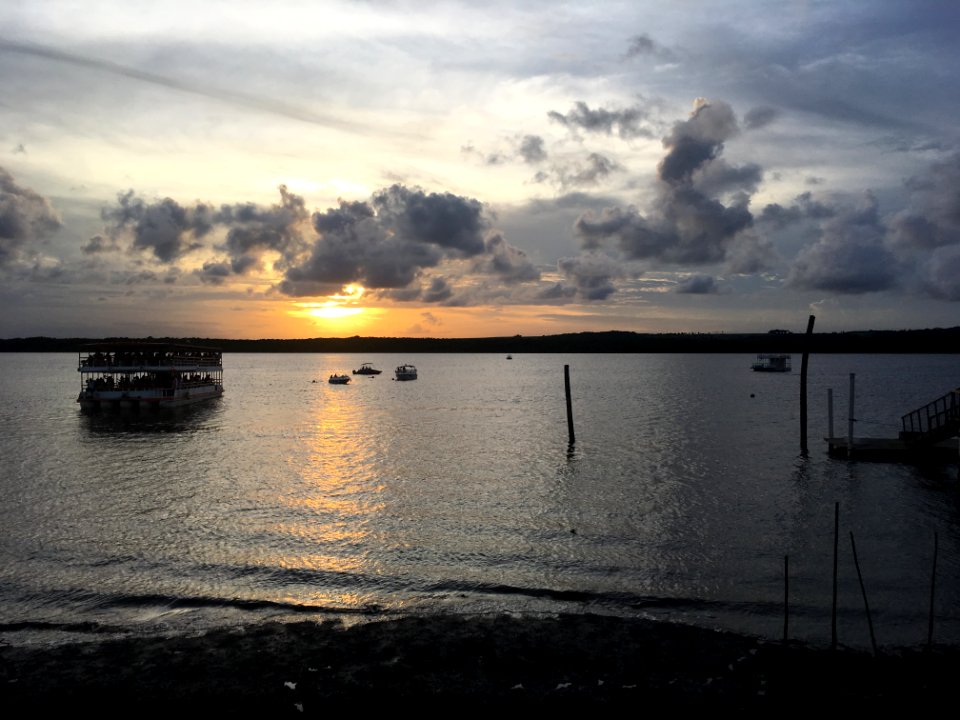 Sunset in Jacaré, João Pessoa, Brazil