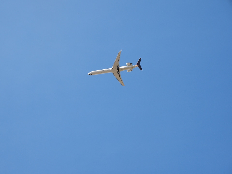 Blue flyer aircraft noise photo