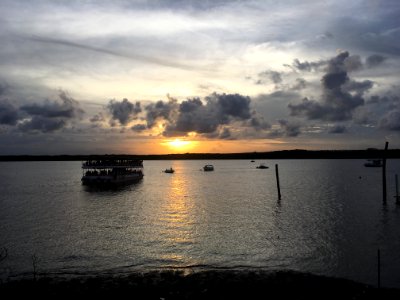 Sunset in Jacaré, João Pessoa, Brazil
