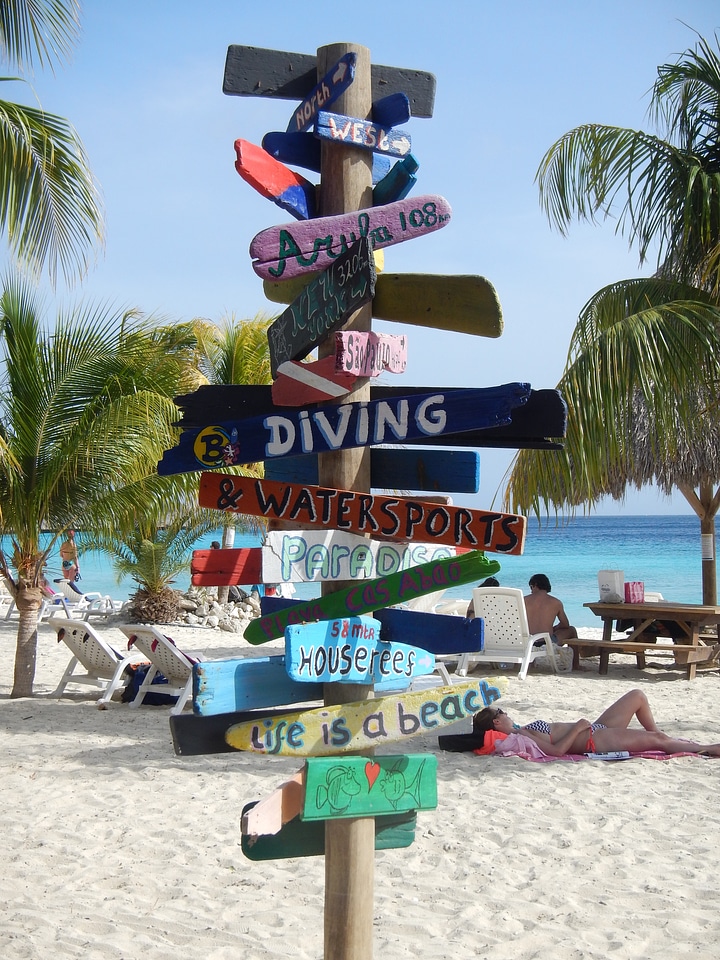 Curacao beach island