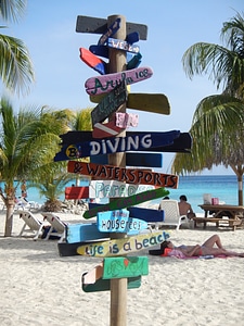 Curacao beach island