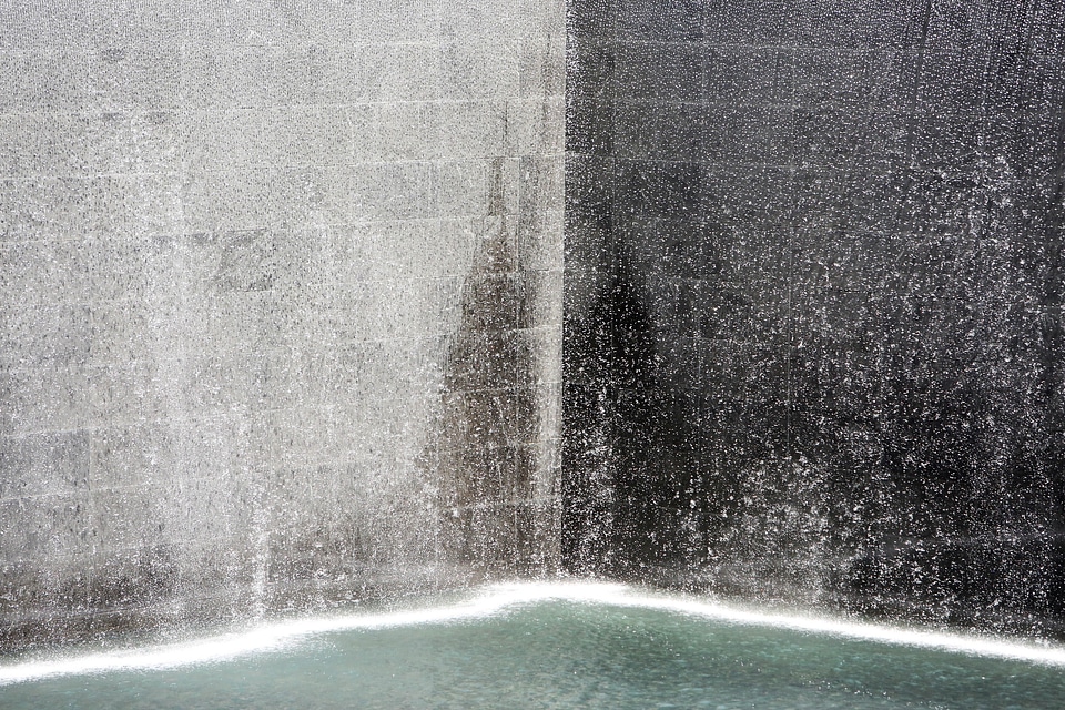 Water stones gray waterfall
